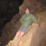 Nicole in der Waipu Höhle